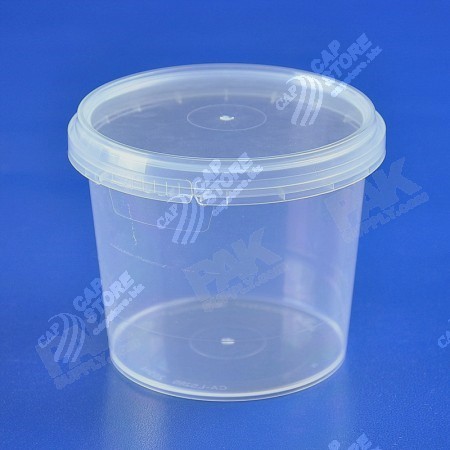 กล่องกลม PPใส เซฟตี้ซีล 265 ml+ฝา (25 ชิ้น/แพ็ค)
